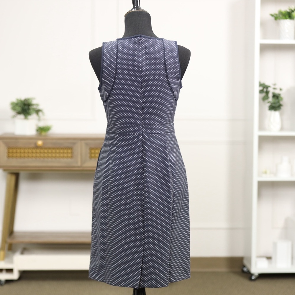 J. Crew Navy Polka Dot Mini Dress - Picture 5 of 9